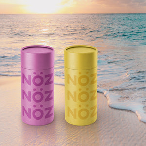 A cool, colorful, specially formulated zinc oxide sunscreen. A reef-safe, vegan and cruelty-free SPF formula designed for your proudest feature.